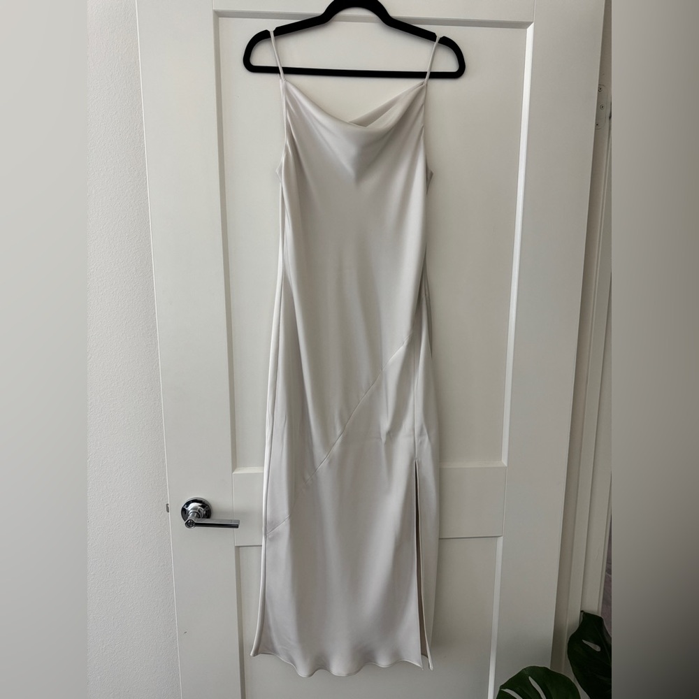 Aritzia Cream Slip Dress